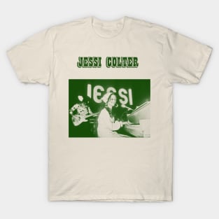 jessi colter// green solid style, T-Shirt